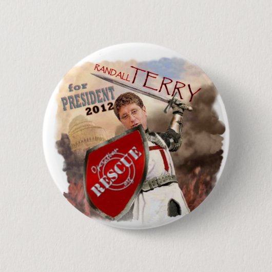 Randall Terry 2012 Knopf Button (Vorderseite)
