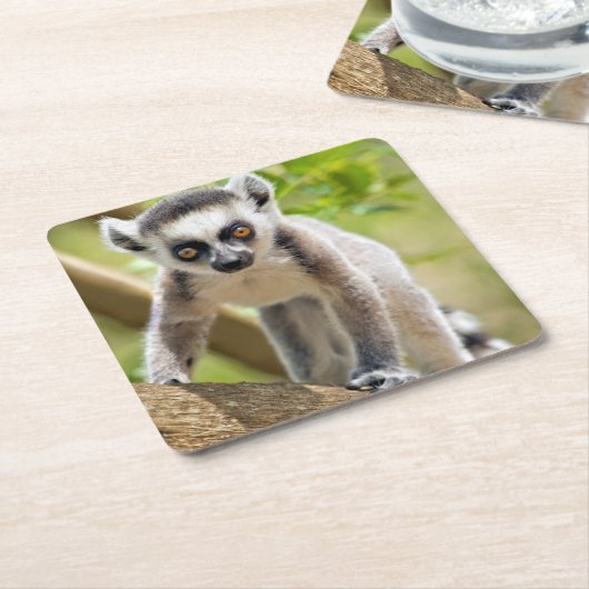 Rändellemmchen Rechteckiger Pappuntersetzer (angewinkelt)