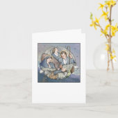 Rändelszene Karte (Gelbe Blume)