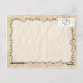 Ränder auf Papier Postkarte (Rückseite)