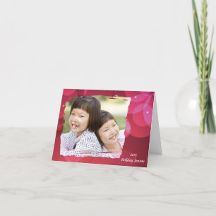 Ränder - Foto-Weihnachtskarte Feiertagskarte