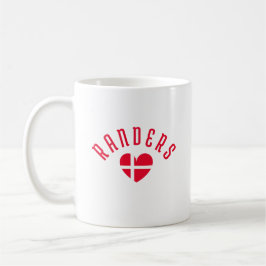 RANDERS Dänemark Herz Kaffeetasse