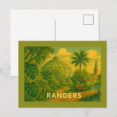 Randers Dänemark Kuppeln Postkarte (Vorne/Hinten)