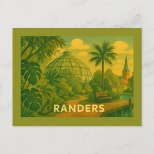 Randers Dänemark Kuppeln Postkarte