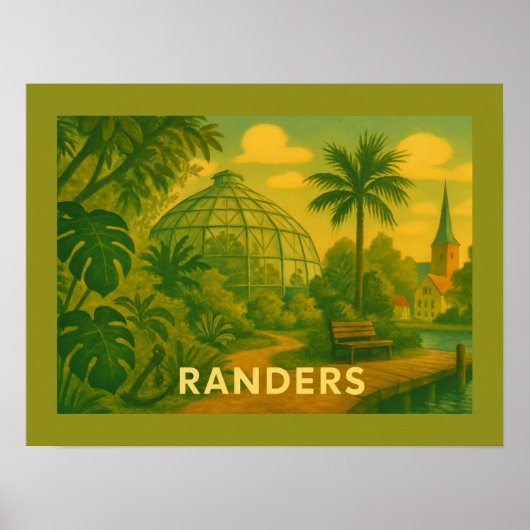 Randers Denmark Domes Poster (Vorne)