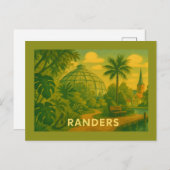 Randers Denmark Domes Postkarte (Vorne/Hinten)
