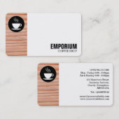 Randkreis - Holz 01 Visitenkarte (Vorne/Hinten)