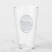 Randleman Lake North Carolina Reflektion Glas (Rückseite)