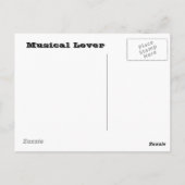 Randmon Song Postkarte (Rückseite)