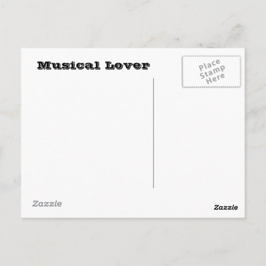 Randmon Song Postkarte (Rückseite)