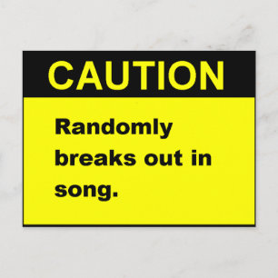 Randmon Song Postkarte