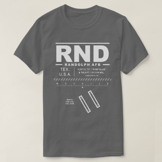 Randolph Air Force Base RND T-Shirt (Design vorne)