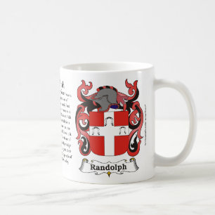Randolph-Familien-Wappen Tasse