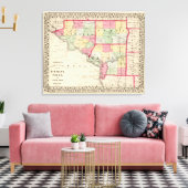 Randolph, Perry, Jackson Landkreis Leinwanddruck (Insitu (Wohnzimmer))