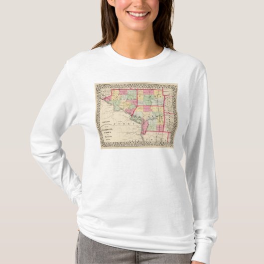 Randolph, Perry, Jackson-Landkreise T-Shirt (Vorderseite)