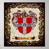Randolph-Wappen Poster (Vorne)