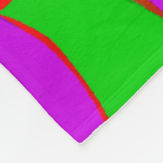 Random Abstrakt Pattern Fleecedecke (Ecke)