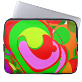 Random Abstrakt Pattern Laptopschutzhülle (Vorderseite)