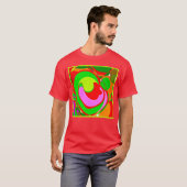 Random Abstrakt Pattern T-Shirt (Vorne ganz)