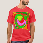 Random Abstrakt Pattern T-Shirt (Vorderseite)
