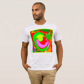 Random Abstrakt Pattern T-Shirt (Vorne ganz)