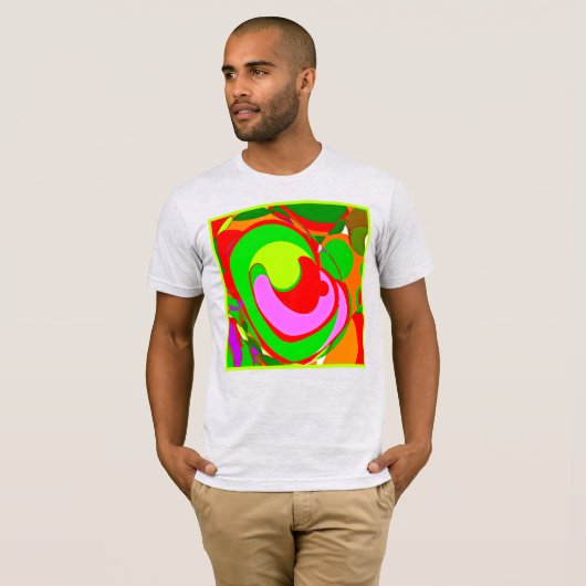 Random Abstrakt Pattern T-Shirt (Vorne ganz)