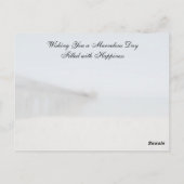 Random Act of Kindess Postcard - Soft Muschel Turt Postkarte (Rückseite)