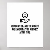 Random act of kindness poster (Vorne)