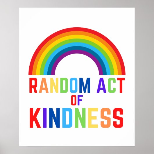 Random Act of Kindness Poster (Vorne)
