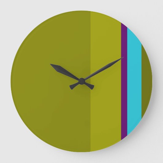 Random Act of Violet Große Wanduhr (Vorderseite)