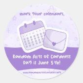 Random Acts of Cardness Day Stickers (Vorderseite)