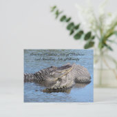 Random Acts of Kindness Postcard - Alligators Postkarte (Stehend Vorderseite)