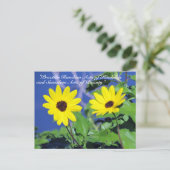 Random Acts of Kindness Postcard - Black Mit Augen Postkarte (Stehend Vorderseite)