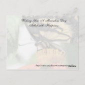 Random Acts of Kindness Postcard - Butterfly Postkarte (Rückseite)