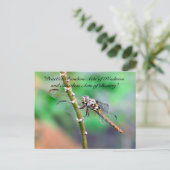 Random Acts of Kindness Postcard - Dragonfly Postkarte (Stehend Vorderseite)