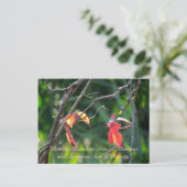 Random Acts of Kindness Postcard - Herbstlaubs Postkarte (Stehend Vorderseite)