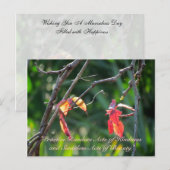 Random Acts of Kindness Postcard - Herbstlaubs Postkarte (Vorne/Hinten)