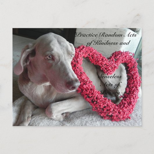 Random Acts of Kindness Postcard - Regen Postkarte (Vorderseite)