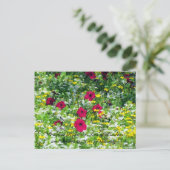 Random Acts of Kindness Postcard - Wildblumen Postkarte (Stehend Vorderseite)