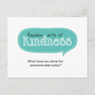 Random Acts of Kindness Postkarte