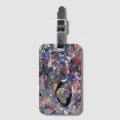 random art gepäckanhänger (Vorderseite Vertikal)