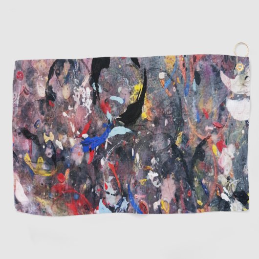 random art golfhandtuch (Horizontal)