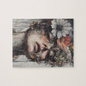 Random Art Meine Katze machte mir Blume Puzzle (Horizontal)