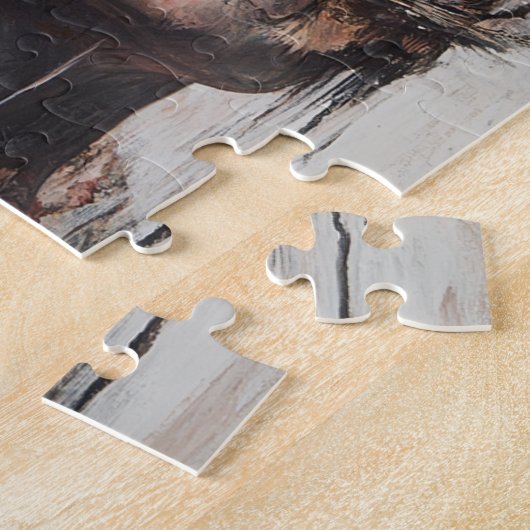 Random Art Meine Katze machte mir Blume Puzzle (Seite)