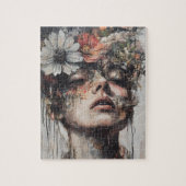 Random Art Meine Katze machte mir Blume Puzzle (Vertikal)