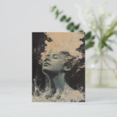 Random Art My Cat Made Postkarte (Stehend Vorderseite)