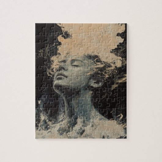 Random Art My Cat Made Puzzle (Vertikal)