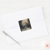 Random Art My Cat Made Quadratischer Aufkleber (Umschlag)