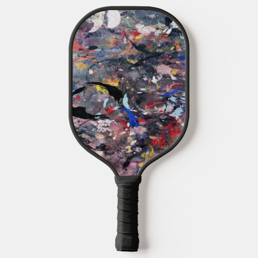 random art pickleball schläger (Rückseite)