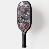 random art pickleball schläger (Links)